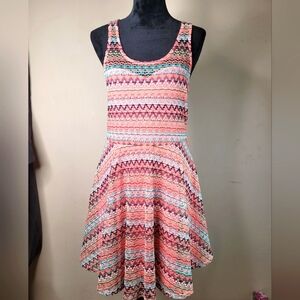 Love Fire Tank Fit And Flare Lace Dress Sz. L Pre-owned
